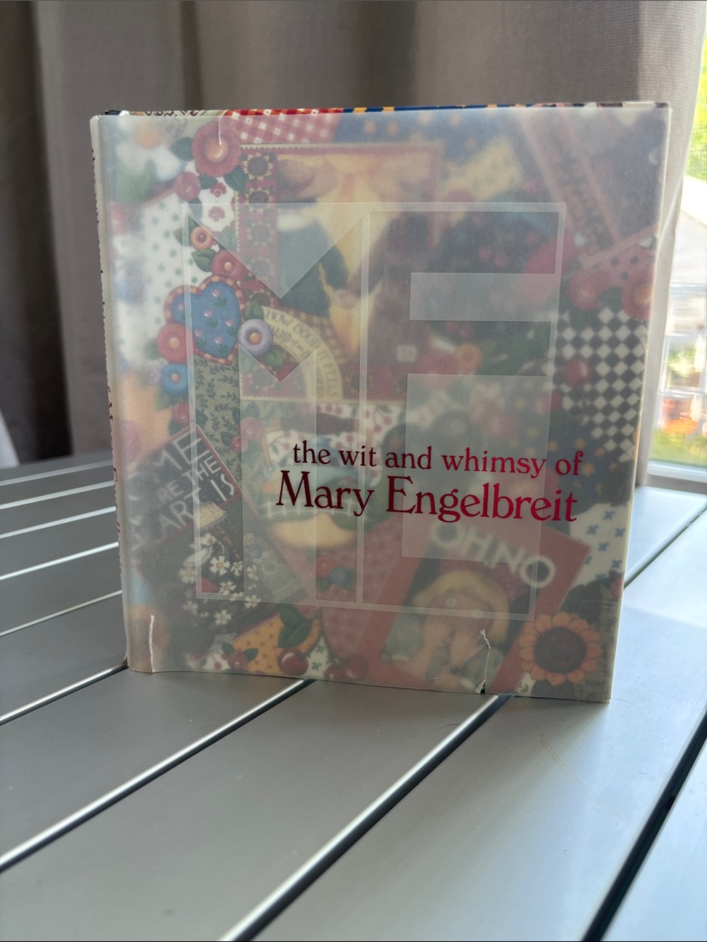 Mary Engelbreit Colorful Collage Art Book - Red, Blue, Yellow